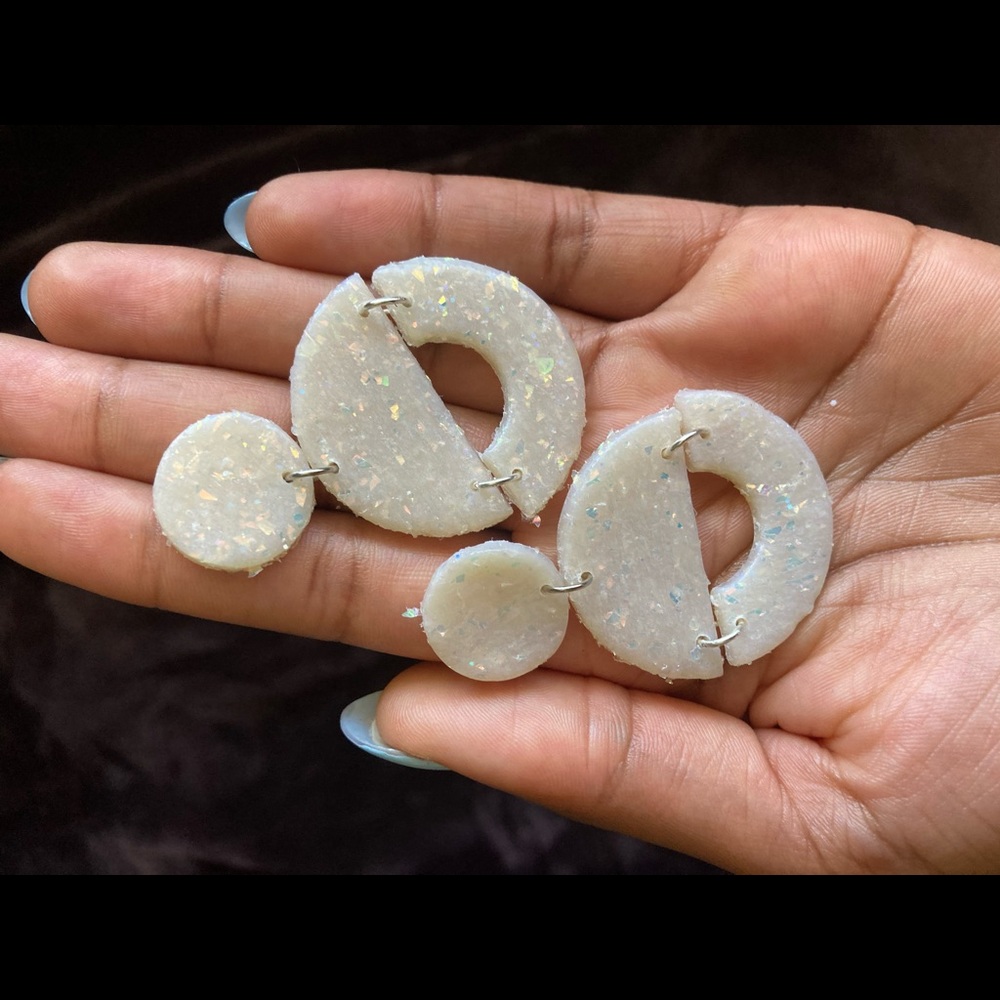 Polymer clay earrings